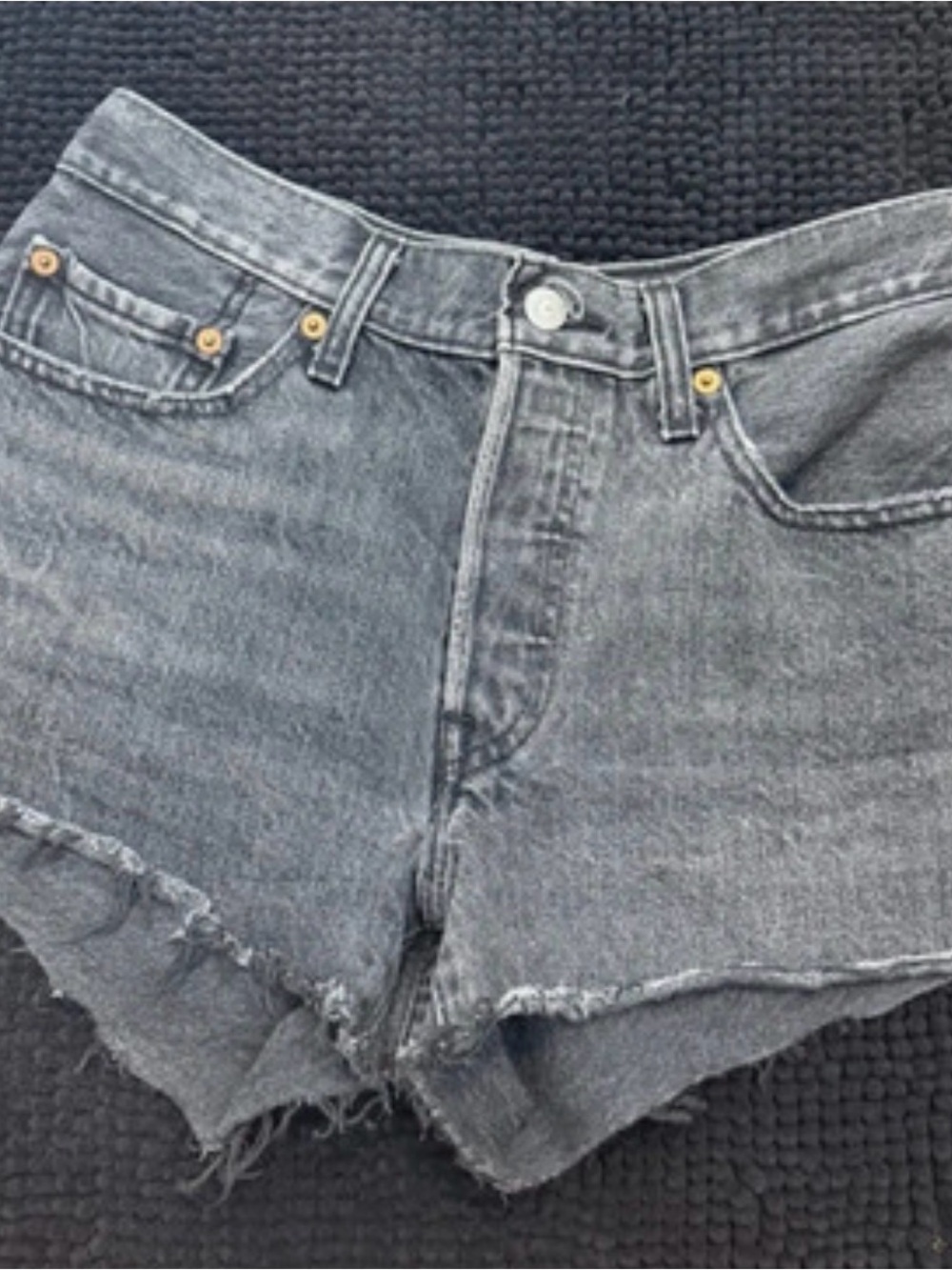 Women’s Levi’s Black Denim Shorts